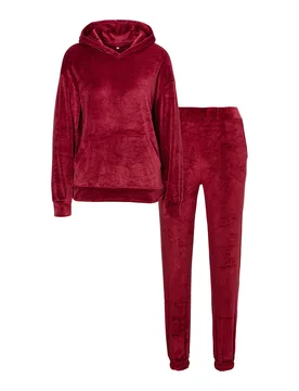 Hausanzug „Hannah“ rot M Damen - wedolina - FashionsVida