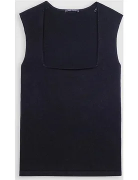 Top de mujer ajustado con escote cuadrado - IKKS - FashionsVida