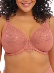 Womens Priya Plunge Bra - Pink Polyamide - Size 44f