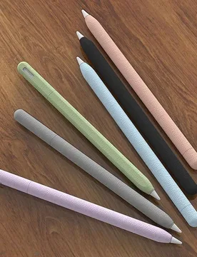 Funda protectora de silicona suave y amortiguadora compatible con Apple Pencil de 1.ª y 2.ª generación, iPad Pro Lápiz de primera generación - Shein - FashionsVida