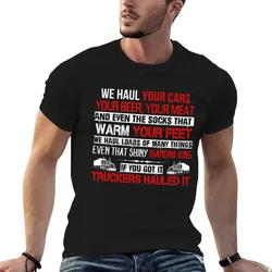 TRUCKER T-Shirt Utility Work Short Sleeve Top
