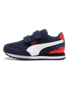Scarpe blu stile running con strappi ST Runner v4 Mesh V PS 33 - Puma - FashionsVida