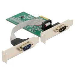 Carte D´extension Pci-e Vers 2 Ports Série Green / Silver One Size unisex