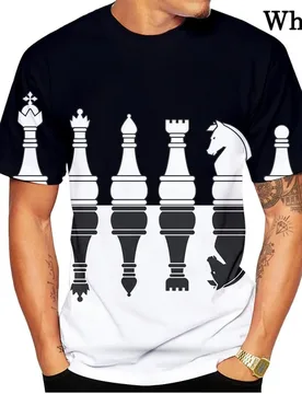Newest Fashion Men Women T Shirt 3d Printed Chess Graphic Tee Short Sleeve for Men XS-5XL - Aliexpress - FashionsVida