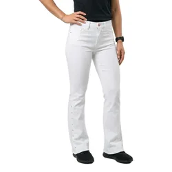 Jeans Faith Side Open Flare Fit White 27