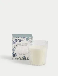 Blue Blossom Scented Candle Blue Mix