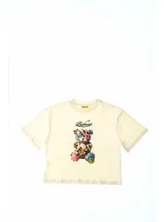 BARROW T-shirt girocollo CREMA 10