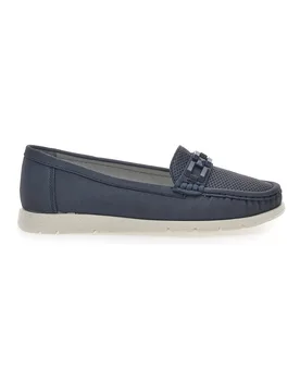Mocassini Blu Con Catenina 9194 36 - PRIMA RIGA - FashionsVida