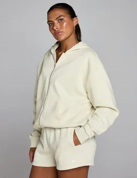 Sudadera con capucha y cremallera Basics para mujer de MP - Polvo del desierto - XS - MyProtein - FashionsVida