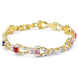 Apexelle Brand Luxury Jewelry Copper Bracelet Inlaid Zircon Tennis Bracelet Fashionable Versatile Accessories For Women Jewelry
