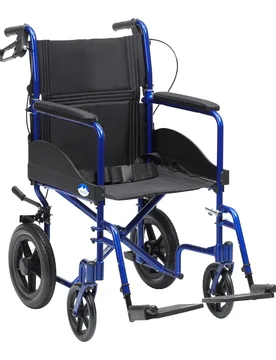 Leichtgewichtrollstuhl Expedition Plus faltbar blau - Drive - FashionsVida