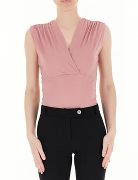 Body glitterato ROSA L - Rinascimento - FashionsVida