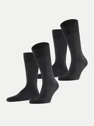 Falke Socken 2er-Pack Schwarz 39-42