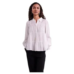 Camicia A Maniche Lunghe Pala Star White 2XL