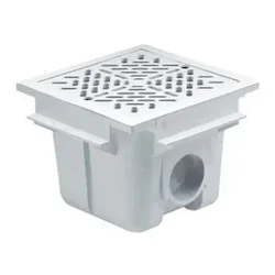 Abs 2´´ Pool Drain 210x210mm White One Size unisex