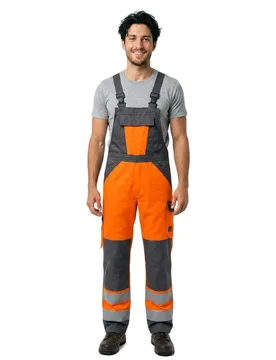 Combinaison Avec Poches Pour Genouillères Safe Light 15969 Hi-Vis Orange / Dark Anthracite 58 - MASCOT - FashionsVida