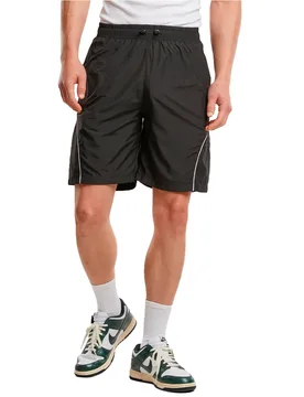 Short De Sport Piped Panel Black 4XL - Urban classics - FashionsVida