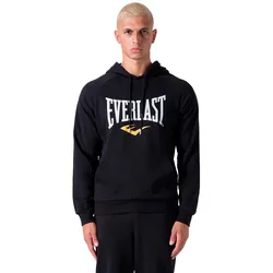 Sweat-shirt Unbrushed Fleece Logo Black / White XL