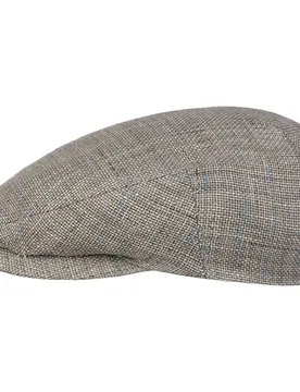 Pearson Driver Flat Cap by - grey-blue - Size: XL (60-61 cm) - Lierys - FashionsVida