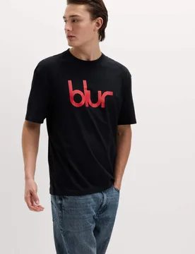 Pure Cotton Blur T-Shirt Black male - M&S - FashionsVida