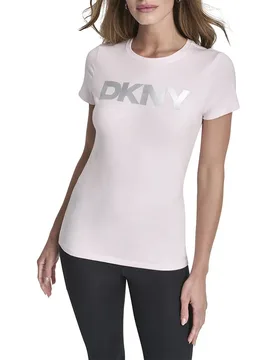 T-shirt à Manches Courtes Exploded Logo Pink Moon M - DKNY - FashionsVida