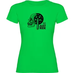 Maglietta A Maniche Corte Just Ride Light Green