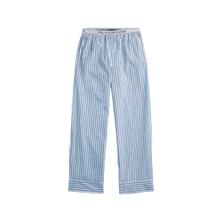 Polo Pantalon de pyjama rayé en coton