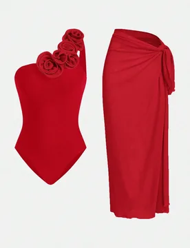 Juego de 1 pieza de mujer con decoración elegante de rosa metálica brillante XL - Shein - FashionsVida