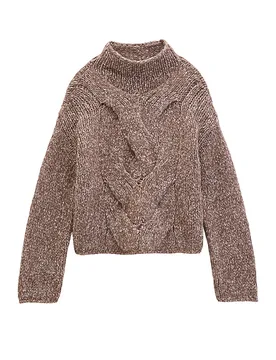 Jersey de cuello alto marrón S - Marc O'Polo - FashionsVida