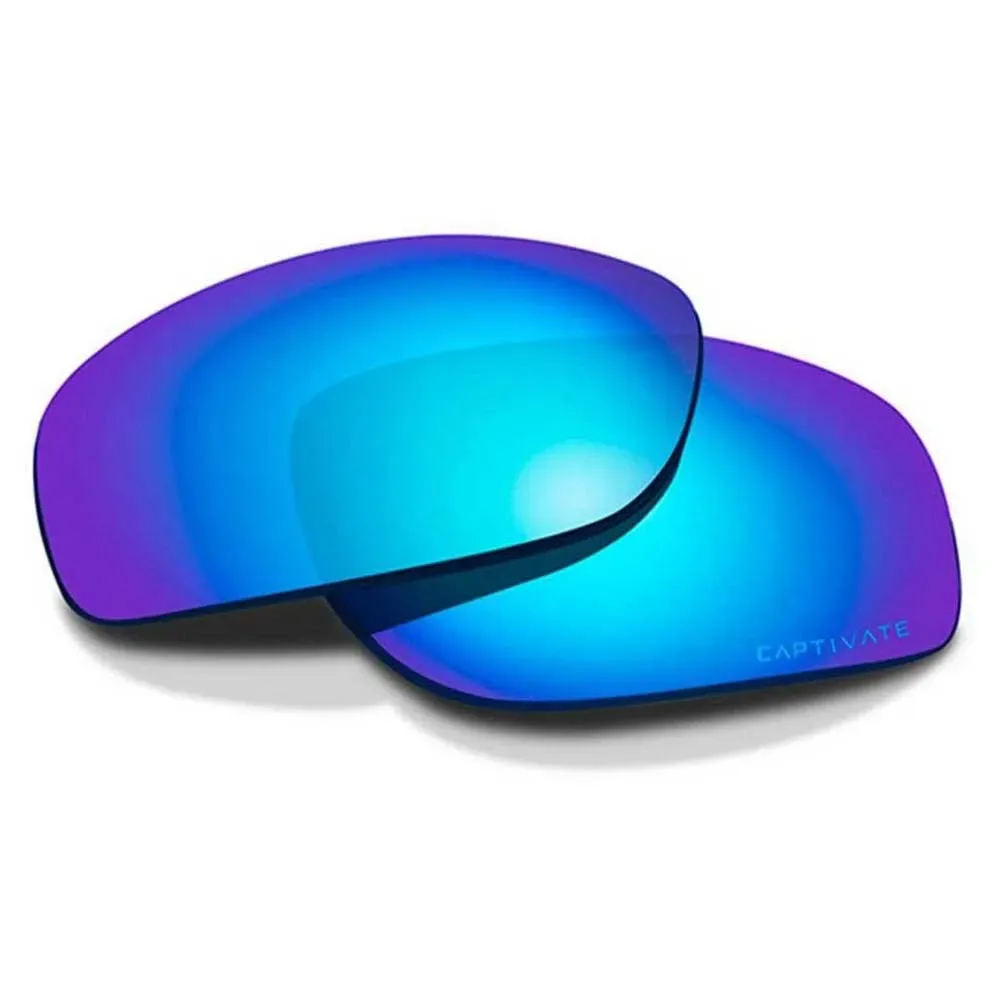 Peak Polarized Sunglasses Lenses Blue Mirror / Grey One Size Men,Women - Wiley X - FashionsVida