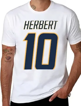 Justin Herbert Navy T-Shirt t shirt for man t shirts cotton 100% T-Shirt - Aliexpress - FashionsVida