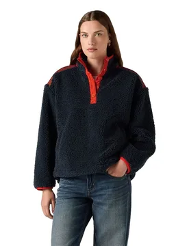 Sweat-shirt Iris Pullover Sherpa Fleece Navy Blazer M - Levi´s ® - FashionsVida