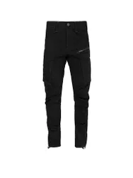 Pantalón cargo tapered fit ROVIC ZIP 3D negro 32/L34