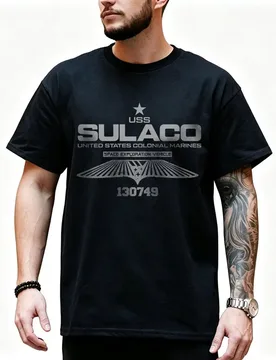 Sulaco (USS) Alien Movie Graphic T‑Shirt Vintage Sci‑Fi Horror Xenomorph Print Tee Unisex Short Sleeve Casual Streetwear S-6XL - Aliexpress - FashionsVida