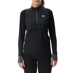 Running Exceleration Wind Long Sleeve T-shirt Black / Cloud S Women