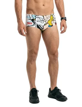 Popeye Pop Art Swimming Boxer Multicolour M Men - OTSO - FashionsVida