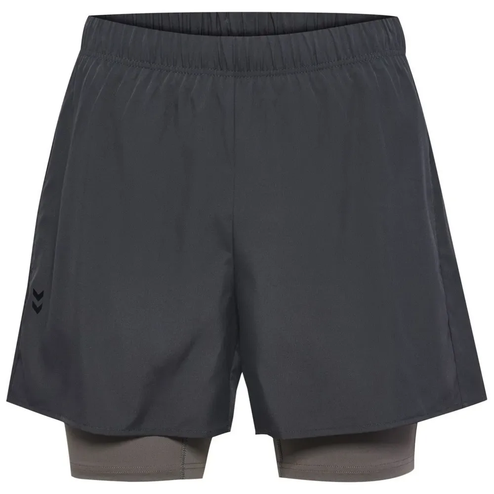 Hiit Intensity 2 In 1 Shorts Ebony M Men - Hummel - FashionsVida