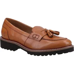 Ginny Leather Womens Tan Loafers - Size Uk 8