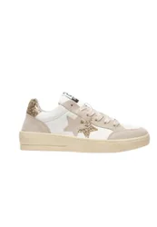 Sneakers Donna New Star Beige e oro