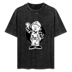 Bob the Builder T-Shirt Art Pattern Printed Casual Top