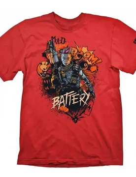 T-shirt à Manches Courtes Call Of Duty Battery Red Black Ops 4 Multicolor M unisex - Kochmedia - FashionsVida