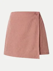 Cord-Skort in Wickel-Optik Rosa XS