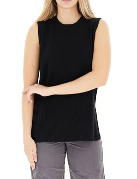 I BLUES Gilet misto lana NERO S - I Blues - FashionsVida