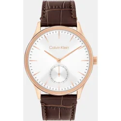 Reloj de hombre CK Tailored 25200553 de piel marrón