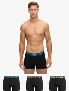 Superdry Herren Boxershorts im 3er-Pack Schwarz - Größe: L - 39.99 - FashionsVida
