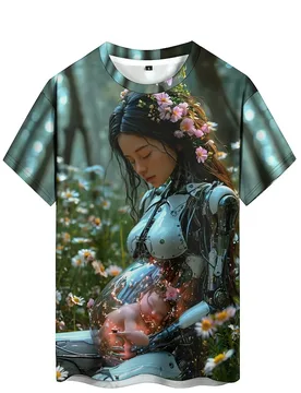 Men's 3D Printed Short Sleeve T-Shirt - Summer Sports Gym Style, Youth Couple Outfit - Aliexpress - FashionsVida