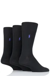 Pair Black Mercerized Cotton Flat Knit Plain Socks Men's 5-8 Mens - - Black - Size: 5-8 Mens