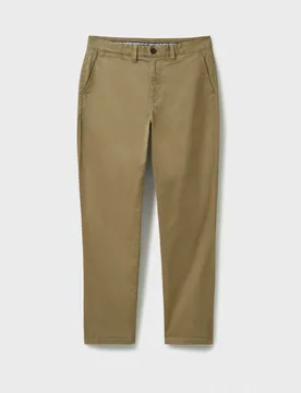Straight Fit Heritage Chinos Brown male - Crew Clothing - FashionsVida