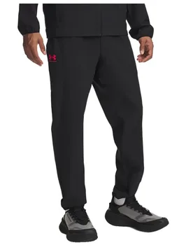 Joggers Vibe Woven Black / Racer Red XL - Under armour - FashionsVida