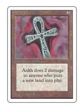 Ankh of Mishra Unlimited - Magic: The Gathering - FashionsVida